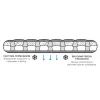 Туристический коврик Wechsel Glacio L 186 x 64 x 8 cm TL Olive (233123) изображение 9