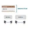 Матрац для дитячого ліжечка Ingvart Fly кокос+поролон, 136х66х5 см (65413153)