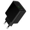 Зарядное устройство Gembird 1xUSB-A + 1 Type-C (PD20Вт + QC3.0 18Вт) black (TA-UC-PDQC20-01-BK) изображение 2