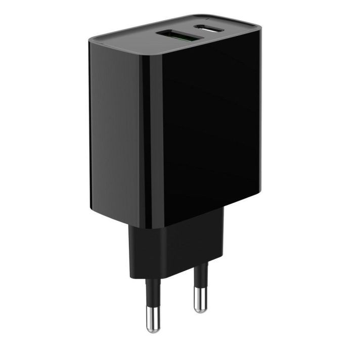 Зарядное устройство Gembird 1xUSB-A + 1 Type-C (PD20Вт + QC3.0 18Вт) black (TA-UC-PDQC20-01-BK) изображение 4