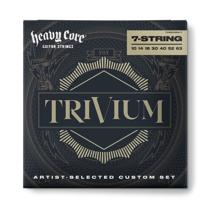 Струны для гитары Jim Dunlop Trivium String Lab Series Guitar Strings 10-63 | 7-String (TVMN1063-7)