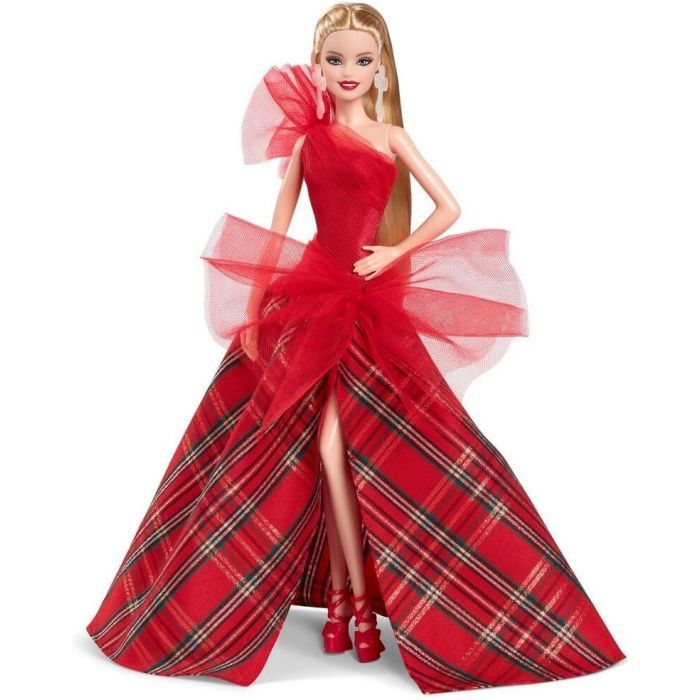 Кукла Barbie коллекционная Праздничная блондинка (HRM61) изображение 2