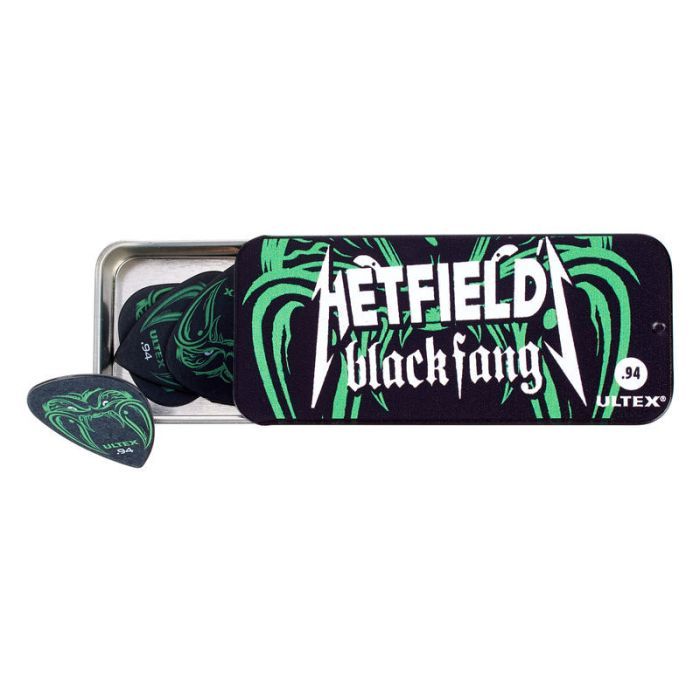 Медиатор Jim Dunlop Hetfield's Black Fang Pick Tin .94mm 6 шт. (PH112T.94) изображение 2