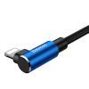 Дата кабель USB 2.0 AM to Lightning 1.0m 2A MVP Elbow Blue Baseus (CALMVP-03) изображение 4