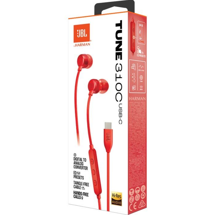 Наушники JBL Tune 310C USB-C Blue (JBLT310CBLU) изображение 6