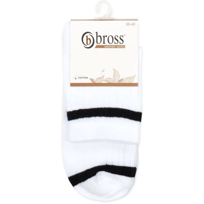Носки детские Bross в рубчик (22721-13-black)