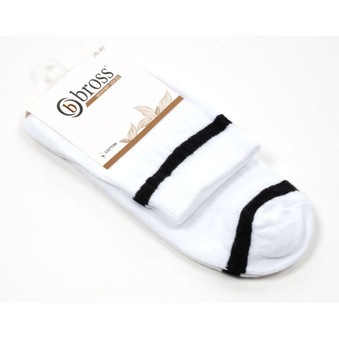Носки детские Bross в рубчик (22721-13-black) изображение 2