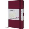 Еженедельник Axent датированный 2025 Partner Strong 125х195 мм, винный (8505-25-46-A)