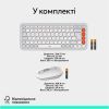 Комплект Logitech POP Icon Combo Bluetooth UA Off-White (920-013141) изображение 9