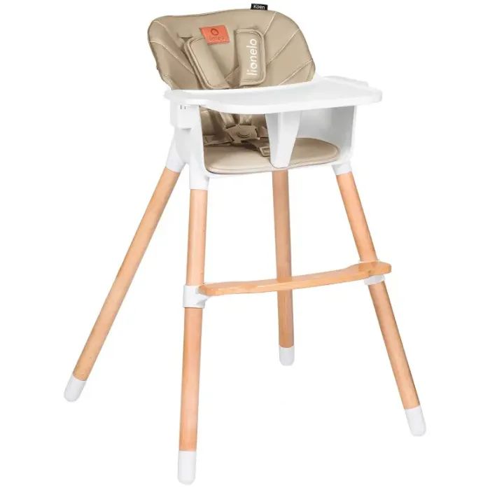 Стілець для годування Lionelo KOEN BEIGE SAND (LO-KOEN BEIGE SAND) зображення 2