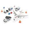 Игровой набор Dickie Toys Аэропорт, 3 машинки, 1 самолет, 13 аксессуаров (3743001)