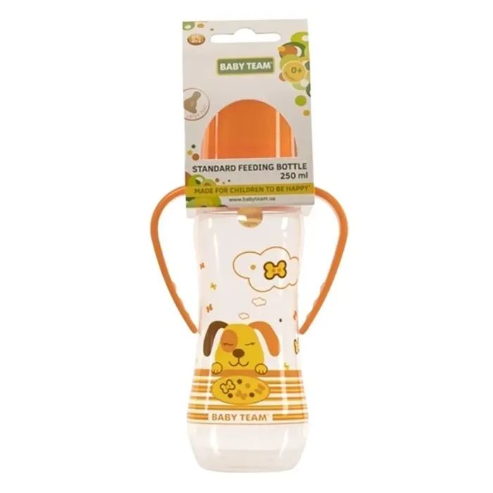 Бутылочка для кормления Baby Team С латексной соской 250 мл (4824428013116) изображение 2