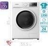 Стиральная машина PRIME Technics PWF 71264 DIV изображение 2