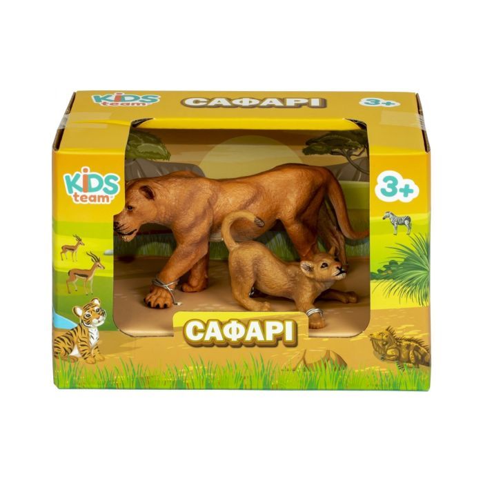 Фігурка Kids Team Сафарі Левиця і левеня (Q9899-A31_2) зображення 2