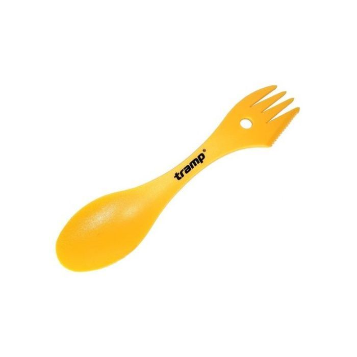Ложка-вилка туристическая Tramp пластик Yellow (UTRC-069-yellow)