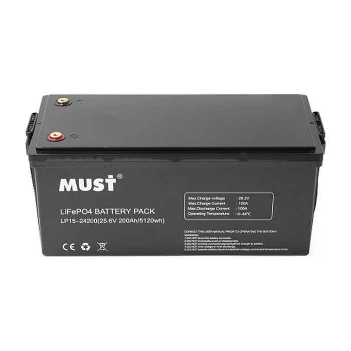 Батарея LiFePo4 Must 25.6V - 200Ah (LP15-24200) изображение 2