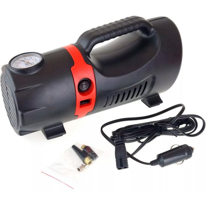 Автомобільний компресор AMiO 12V/230V (02383) зображення 3