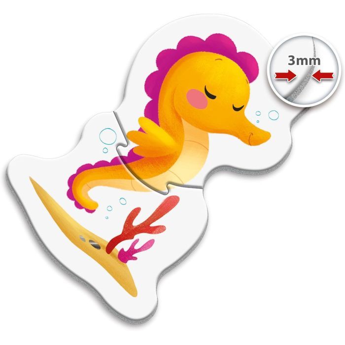 Пазл Clementoni 4 в 1 Sea Life, серия My First Puzzles (20835) изображение 4