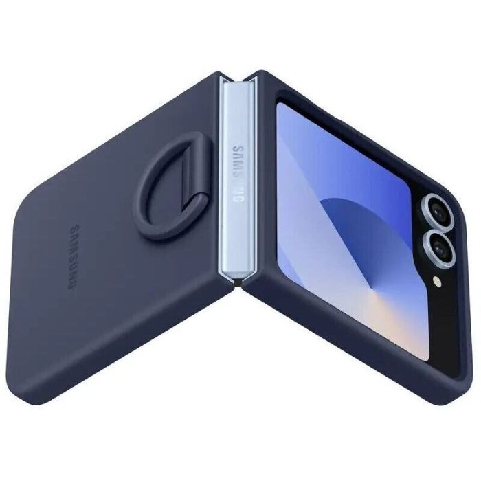 Чохол до мобільного телефона Samsung Silicone Cover with Ring Samsung Galaxy Flip 6 Navy (EF-PF741TNEGUA) зображення 4