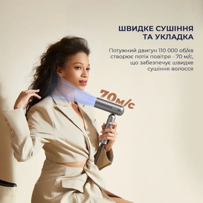 Фен Dreame Pocket Grey (AHD51-GR) зображення 7