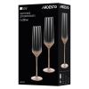 Набор бокалов Ardesto Black Mars Favola 220мл, 2шт, скло, прозоро-золотистий (AR2622G) изображение 4