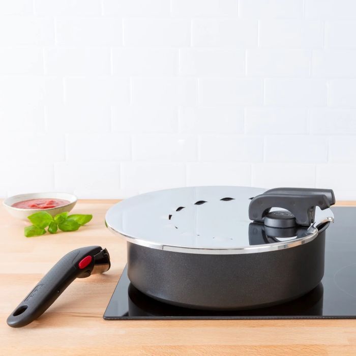 Крышка для посуды Tefal Ingenio, 20-28см, нержавіюча сталь, пластик (L9829853) изображение 7