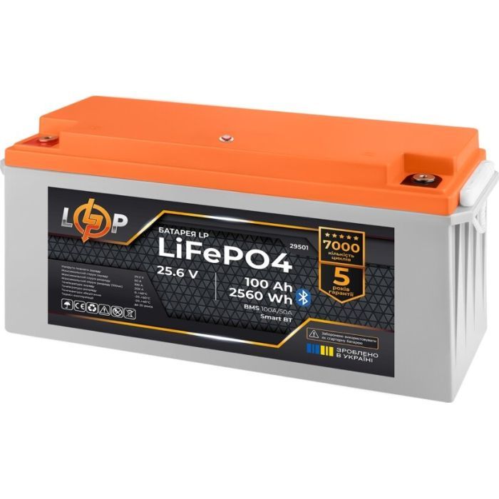 Батарея LiFePo4 LogicPower 25.6V - 100Ah (2560Wh) Smart BT (29501) изображение 2