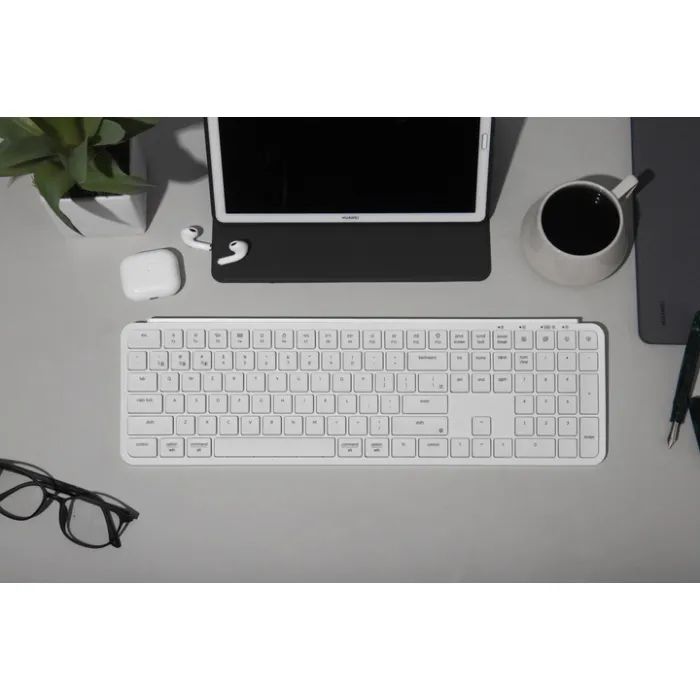 Клавіатура Keychron B6 Pro Wireless/Bluetooth/USB UA Ivory White (B6P-K8-UA) зображення 5