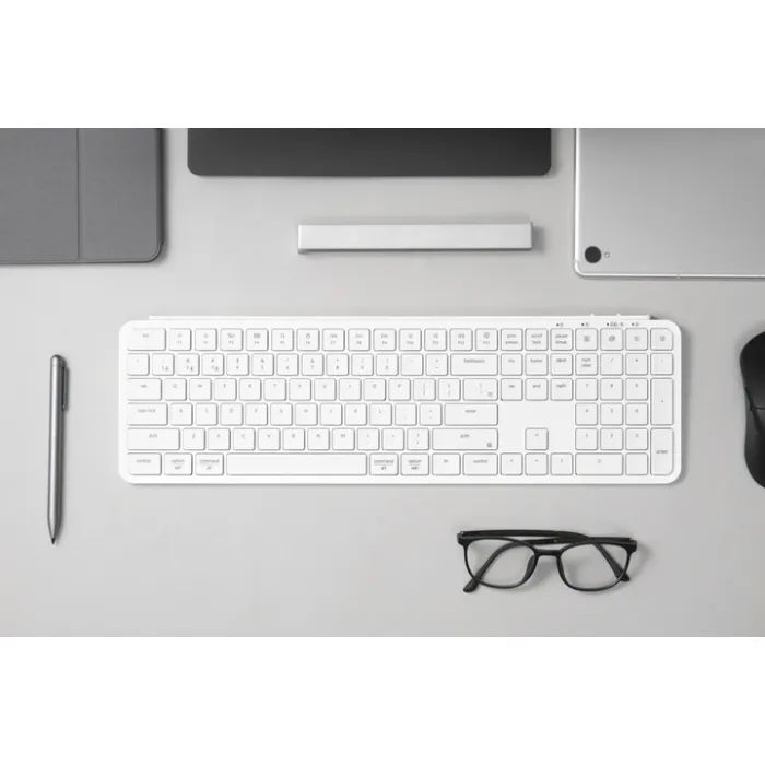 Клавіатура Keychron B6 Pro Wireless/Bluetooth/USB UA Ivory White (B6P-K8-UA) зображення 6