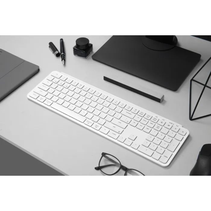 Клавіатура Keychron B6 Pro Wireless/Bluetooth/USB UA Ivory White (B6P-K8-UA) зображення 7