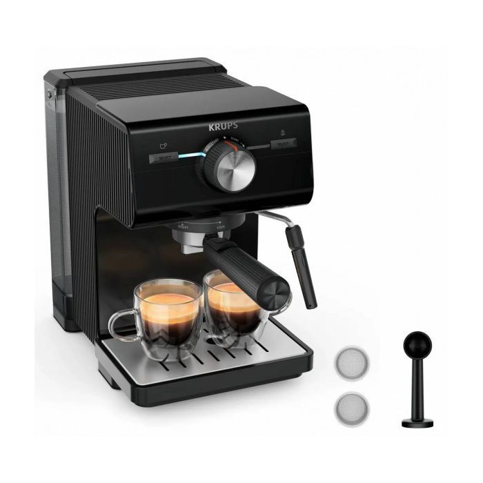 Рожковая кофеварка эспрессо Krups XP381810 изображение 11