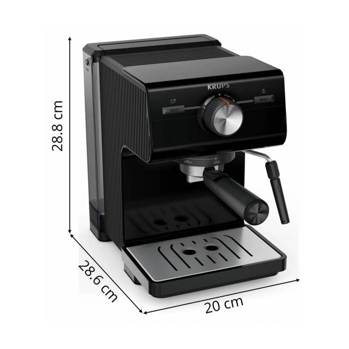 Рожковая кофеварка эспрессо Krups XP381810 изображение 12