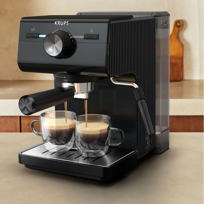 Рожковая кофеварка эспрессо Krups XP381810 изображение 7