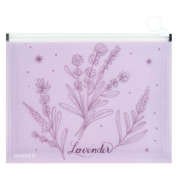 Папка на молнии Axent zip-lock А5 Lavender-1 (1498-36-A) изображение 2
