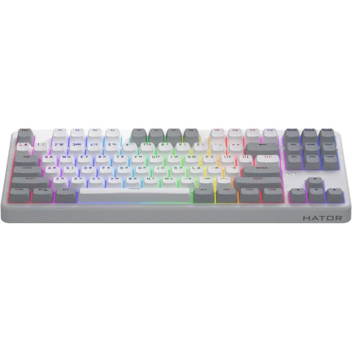 Клавиатура Hator Rockfall 3 Mecha TKL QMK/VIA Orange Wireless Black (HTK850UA) изображение 2