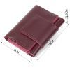 Гаманець Grande Pelle Глянсовий Бордовий (11456) зображення 3