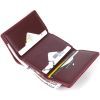 Гаманець Grande Pelle Глянсовий Бордовий (11456) зображення 6