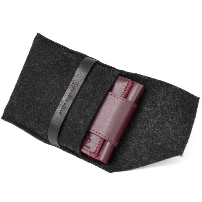 Гаманець Grande Pelle Глянсовий Бордовий (11456) зображення 8