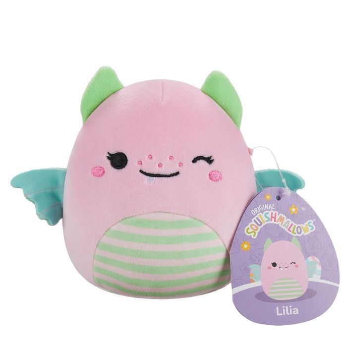 М'яка іграшка Squishmallows Рожевий Дино 13 см (SQER01180) зображення 7
