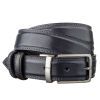 Ремень Grande Pelle Брючный двусторонний Синий и Черный (11156)