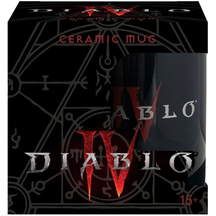 Чашка Jinx Diablo IV Hotter Than Hell Black Ceramic Mug 325 ml (JINX-11800) изображение 2