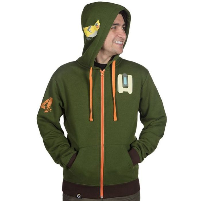 Кофта Jinx Overwatch Ultimate Bastion Zip-Up Green L (JINX-8335L) изображение 2