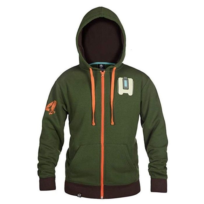 Кофта Jinx Overwatch Ultimate Bastion Zip-Up Green L (JINX-8335L) изображение 3