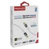 Дата кабель USB-C to USB-C lucidline-cc120.white Promate (lucidline-cc120.white) изображение 2