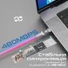 Дата кабель USB-C to USB-C lucidline-cc120.white Promate (lucidline-cc120.white) изображение 4