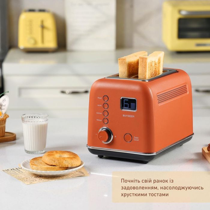 Тостер Buydeem DT730E Koi Red (DT730E-KR/EU) зображення 5