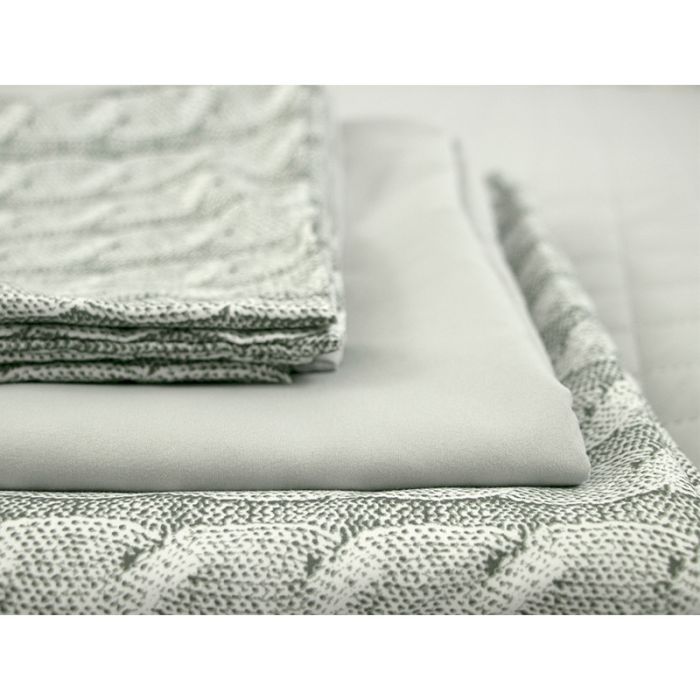 Постільна білизна Руно Grey Braid мікрофайбер двоспальний (Р655.52_Grey Braid) зображення 5
