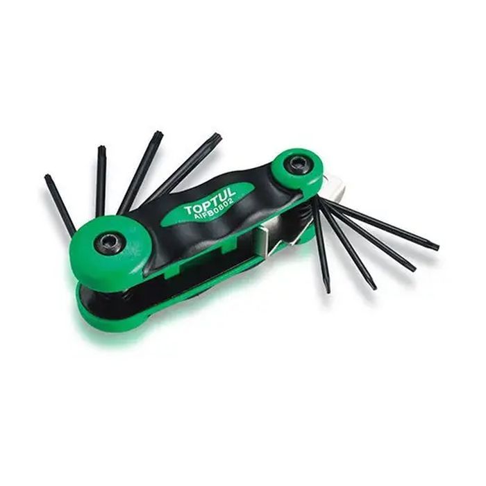Ключ Toptul шестигранний складаний TORX T6-T25 (AIFB0802)