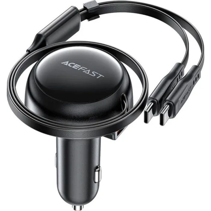 Зарядное устройство Acefast 3xUSB 53W (2xUSB-C+USB-A) + cable USB-C 2in1 B13 (6974316282921) изображение 2