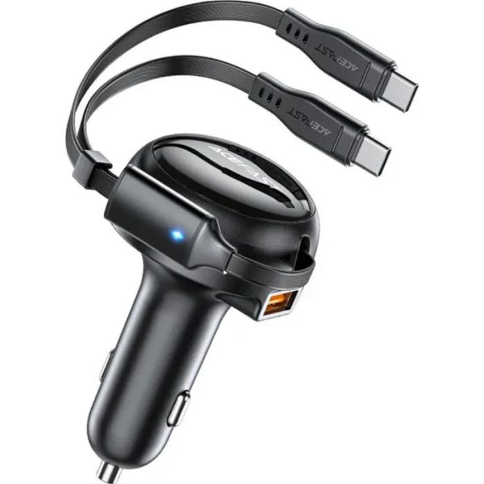 Зарядное устройство Acefast 3xUSB 53W (2xUSB-C+USB-A) + cable USB-C 2in1 B13 (6974316282921) изображение 3